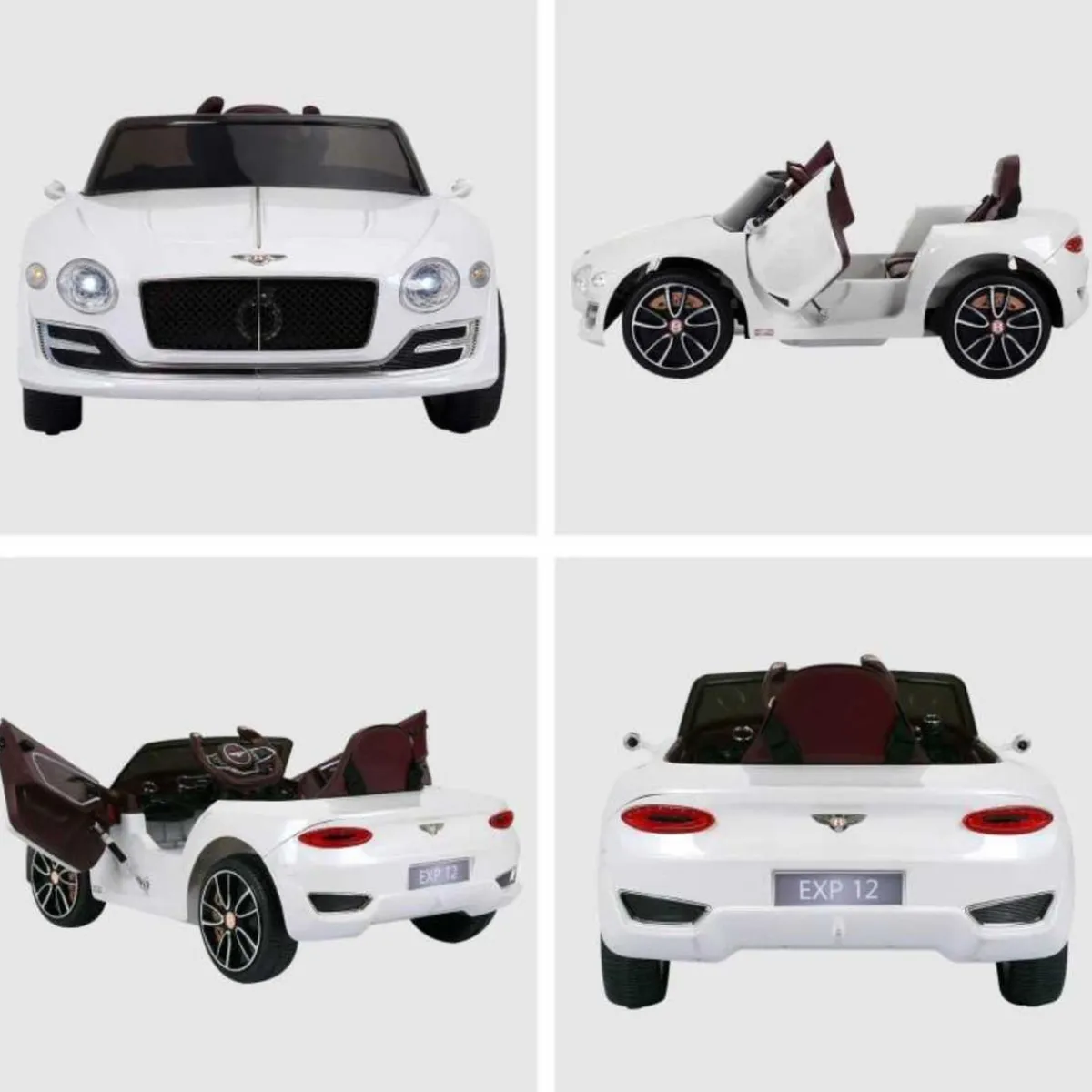 - Coche Eléctrico Bentley GT Blanco con control remoto*Homcom Sale