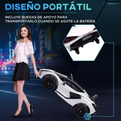 - Coche eléctrico Lamborghini blanco*Homcom Discount