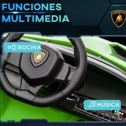 - Coche Eléctrico Lamborghini Veneno Verde*Homcom Discount