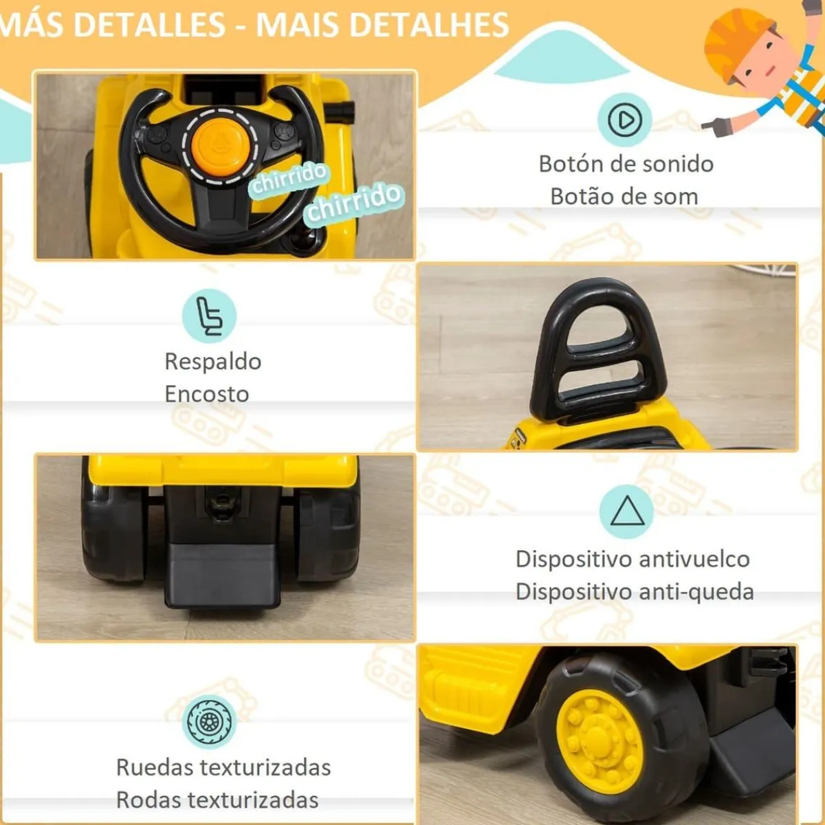 - Correpasillos apilador*Homcom Discount