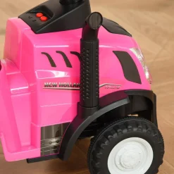 - Correpasillos Tractor con remolque y herramientas Rosa Vehículos De Batería O A Pedales