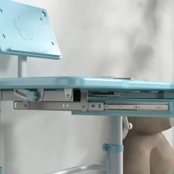 - Escritorio y silla ajustable Azul y Blanco Estilo De Vida