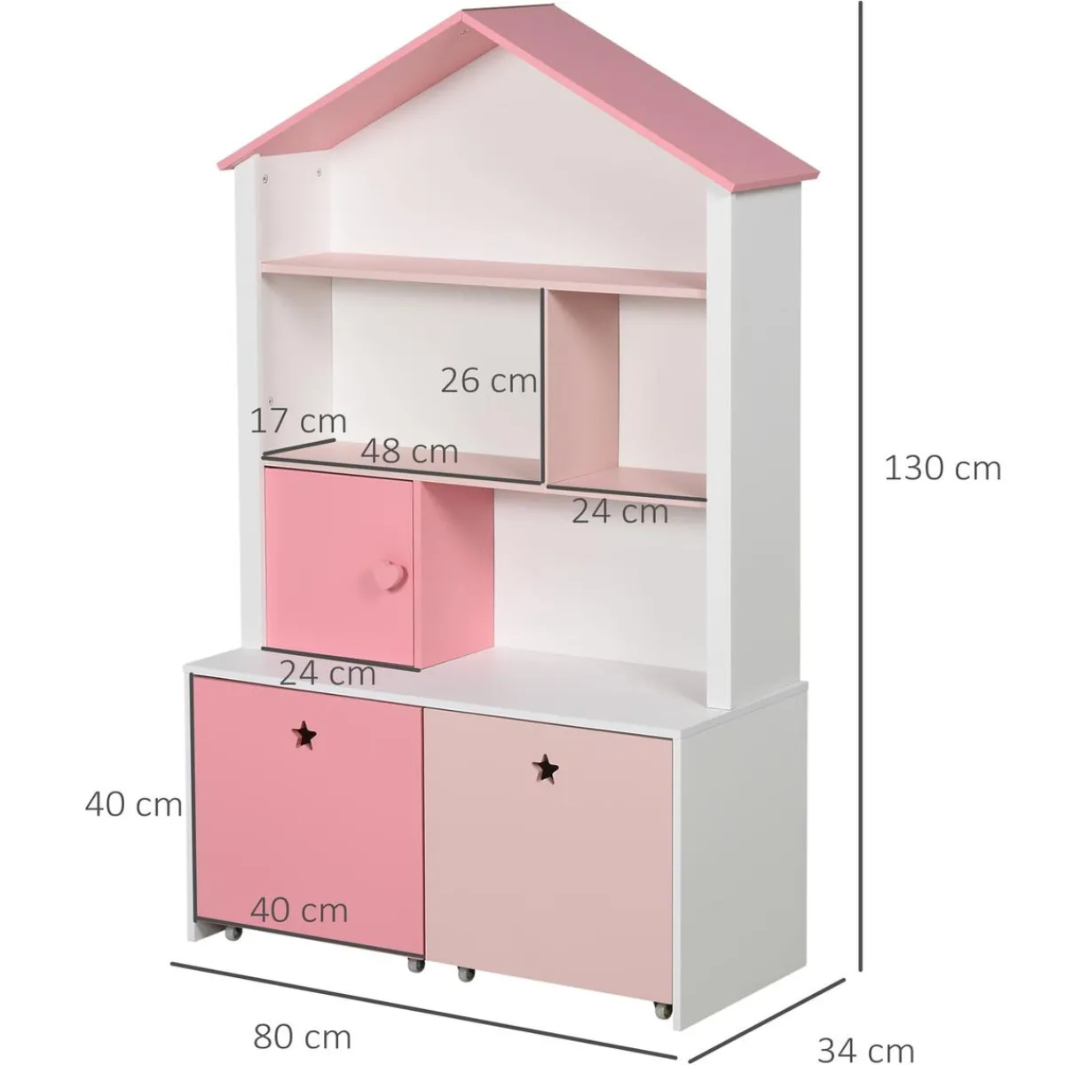 Hot - Estantería de madera infantil Estilo De Vida