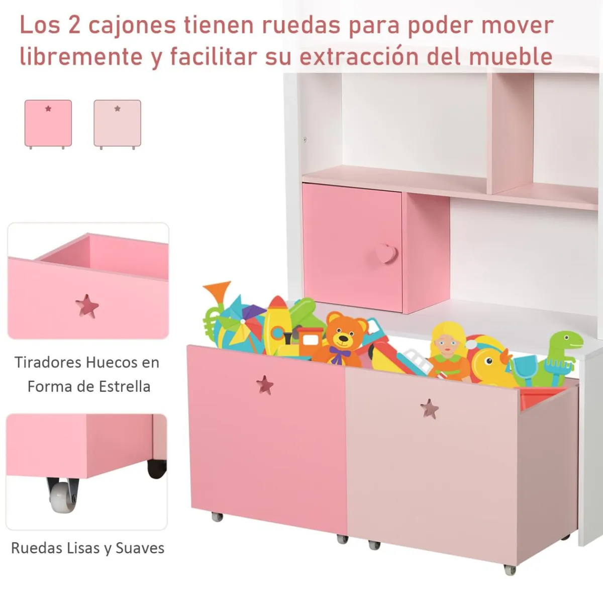 Hot - Estantería de madera infantil Estilo De Vida