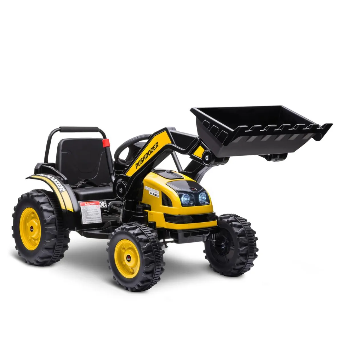 - Excavadora Tractor Vehículo de batería Amarillo*Homcom Online