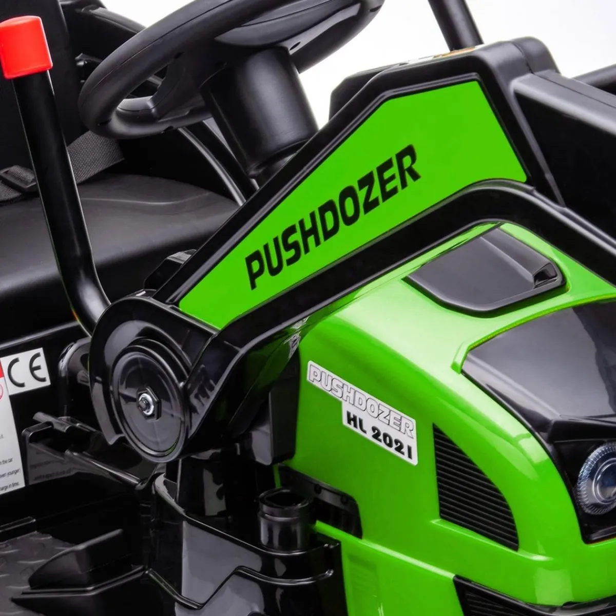 - Excavadora Tractor Vehículo de batería Verde*Homcom