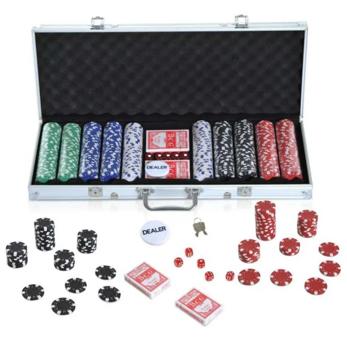 - Juego de Póker Aluminio*Homcom Best