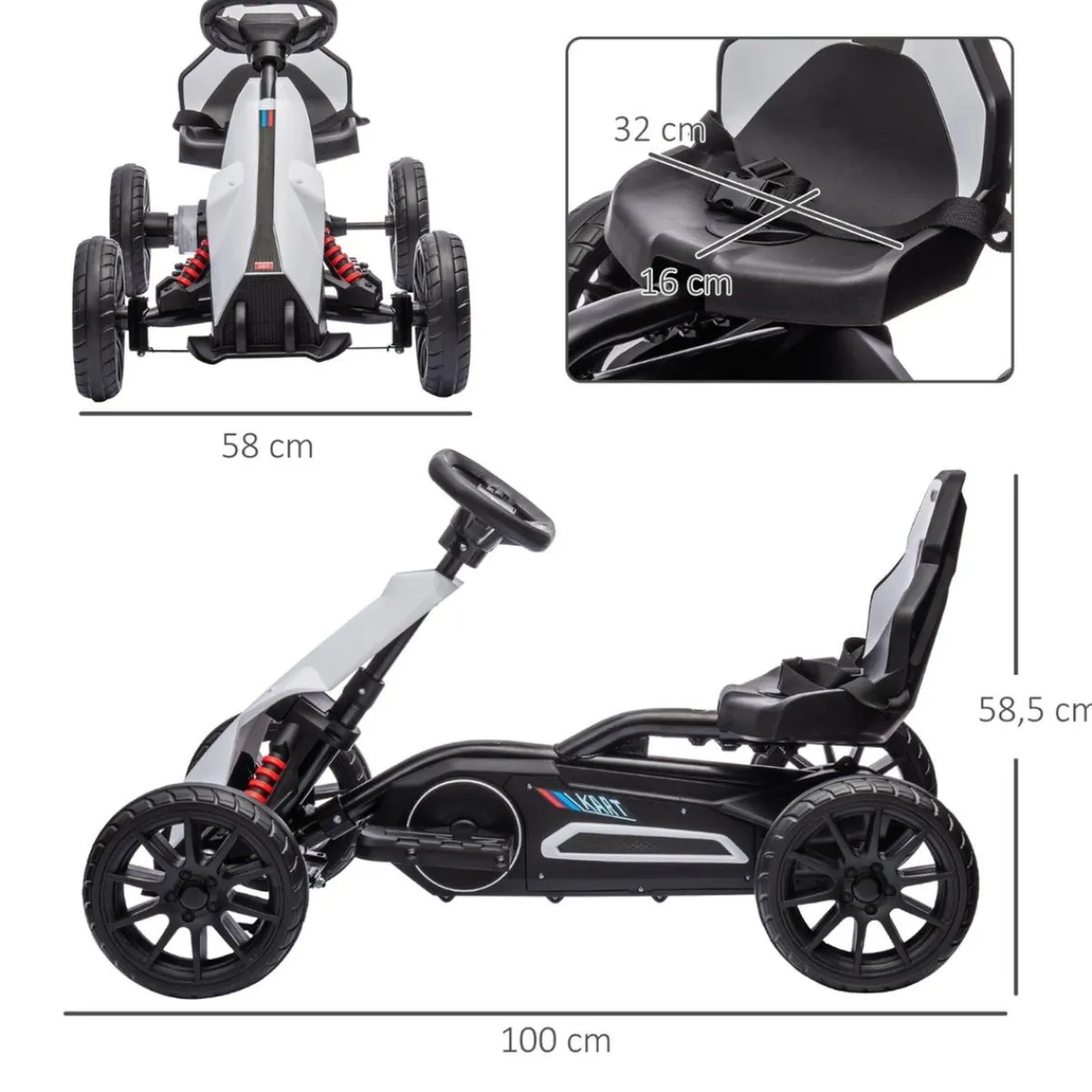Outlet - Kart eléctrico infantil Vehículos De Batería O A Pedales