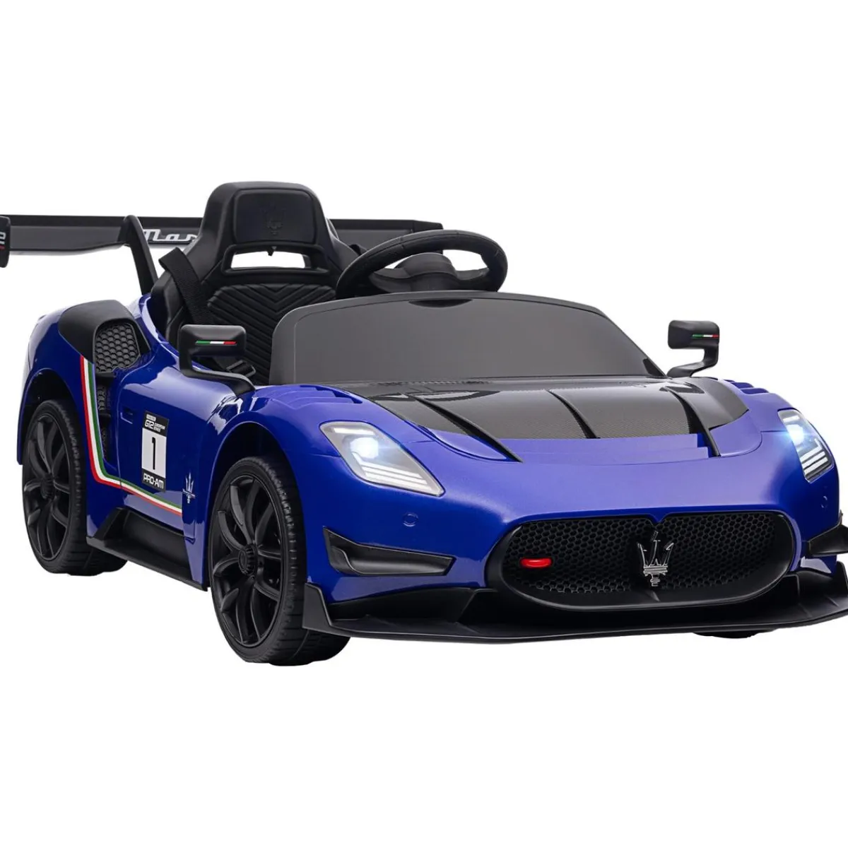 Sale Homcom - Maserati GT2 eléctrico Azul con mando Vehículos De Batería O A Pedales