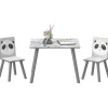 Hot Homcom - Mesa con 2 sillas Panda Estilo De Vida
