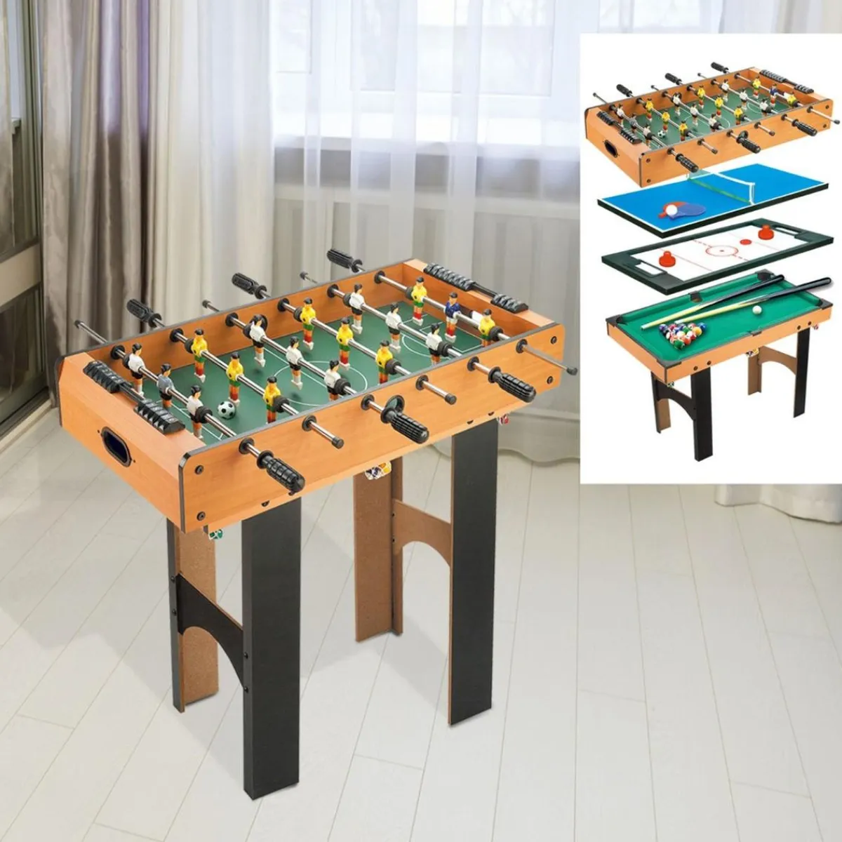 Sale - Mesa multijuegos 4 en 1 Futbolines|Deportes