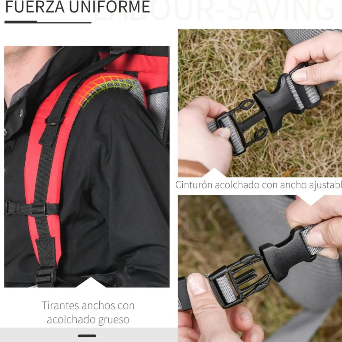 - Mochila portabebés plegable*Homcom Hot