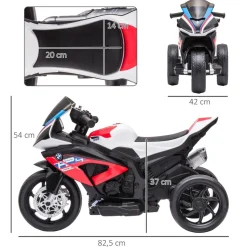 - Moto eléctrica BMW HP4 roja*Homcom Sale