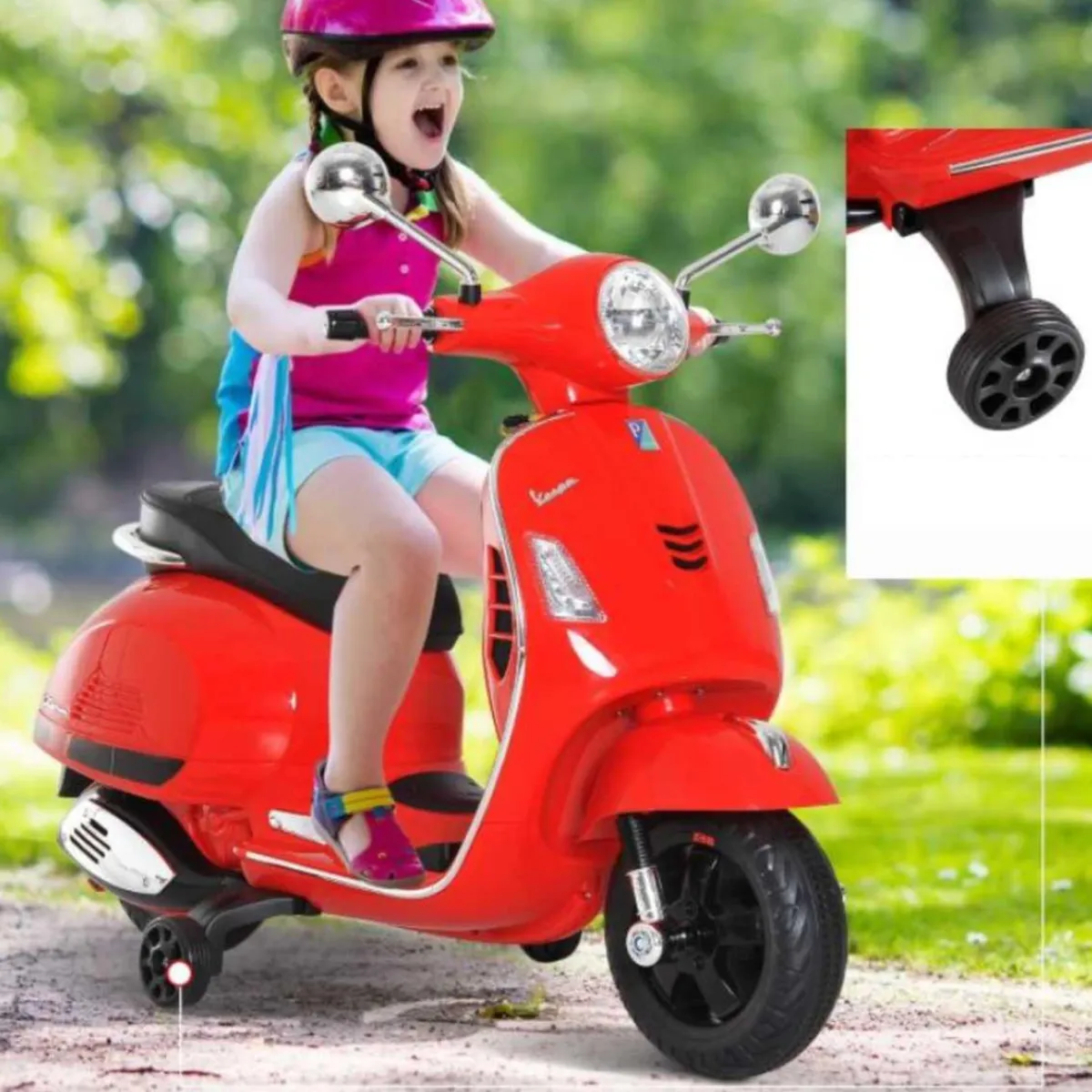 - Moto Eléctrica Infantil Rojo*Homcom Discount