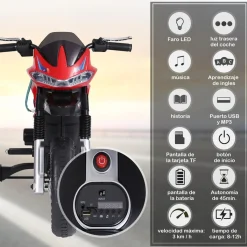 - Moto infantil eléctrica Trial con batería*Homcom New