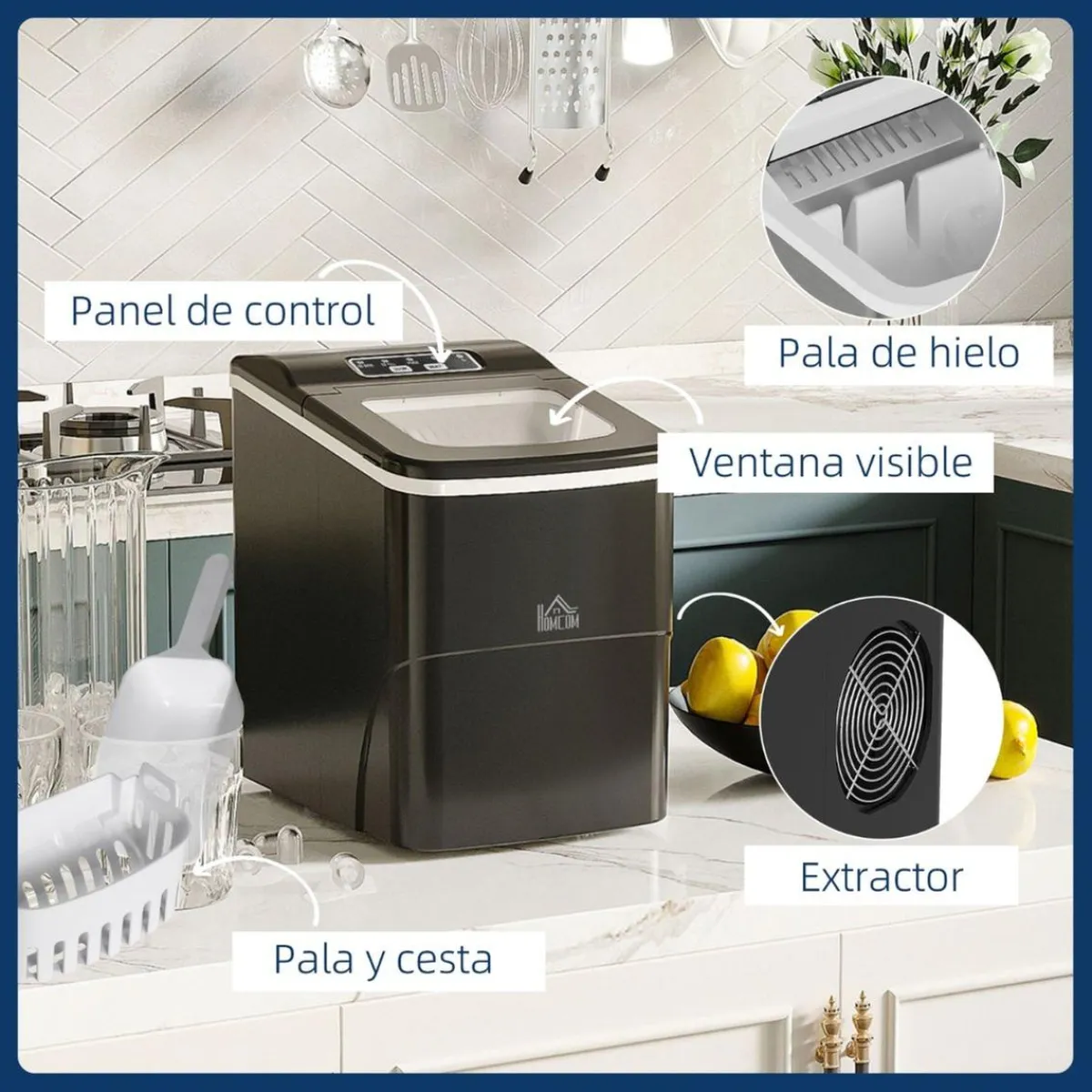 Outlet - Máquina Hielo Negro 90W Figuras De Acción