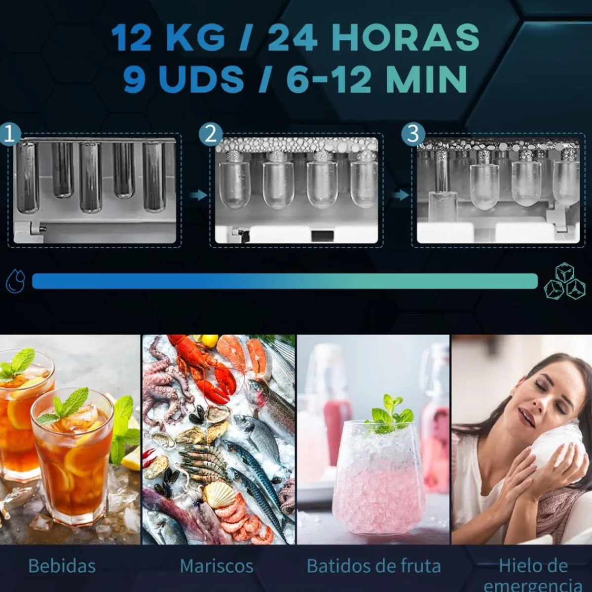 Discount - Máquina Hielo Negro 105W Figuras De Acción