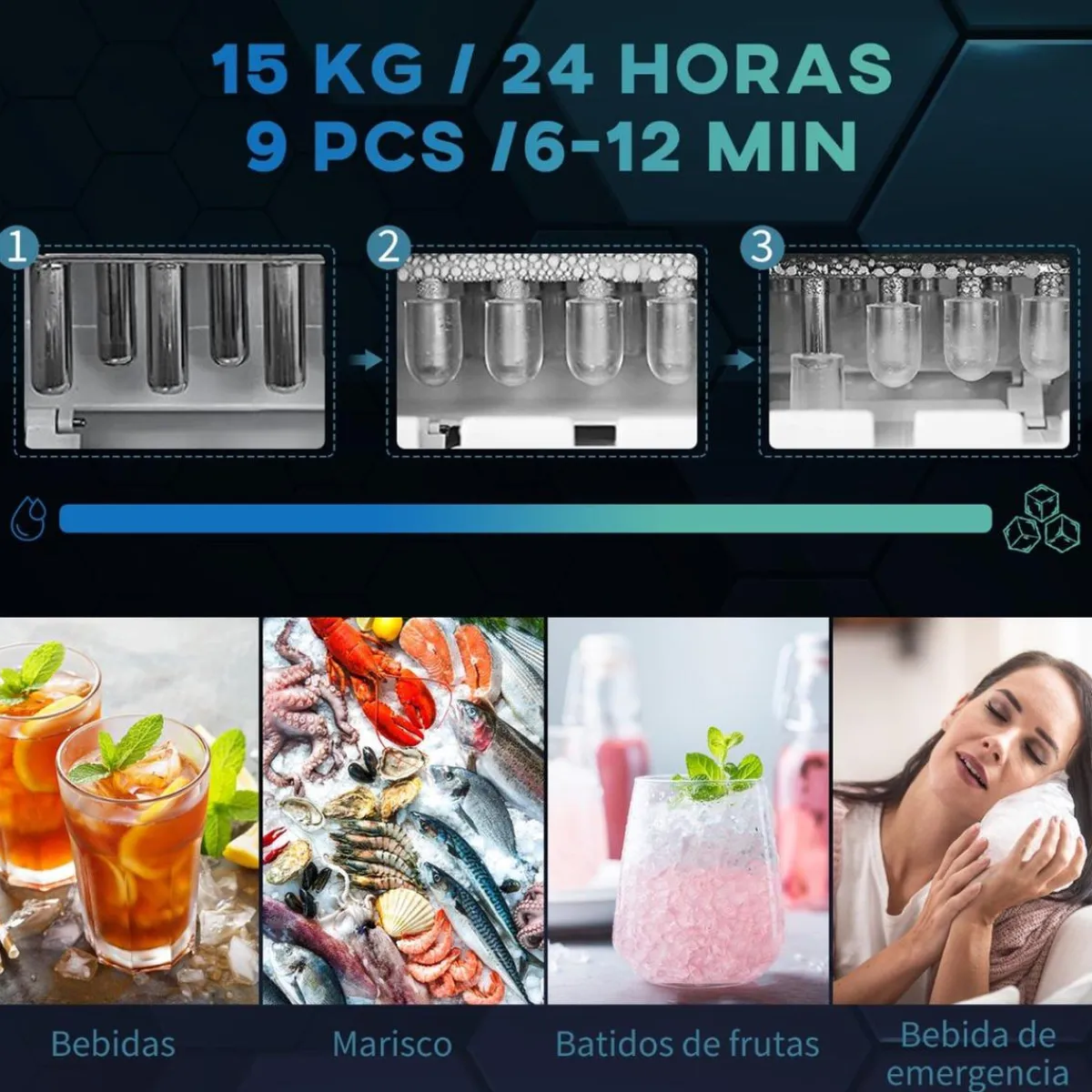 Sale - Máquina Hielo Plateada 105W Figuras De Acción