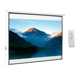 - Pantalla de proyección motorizada 120''con mando*Homcom Best