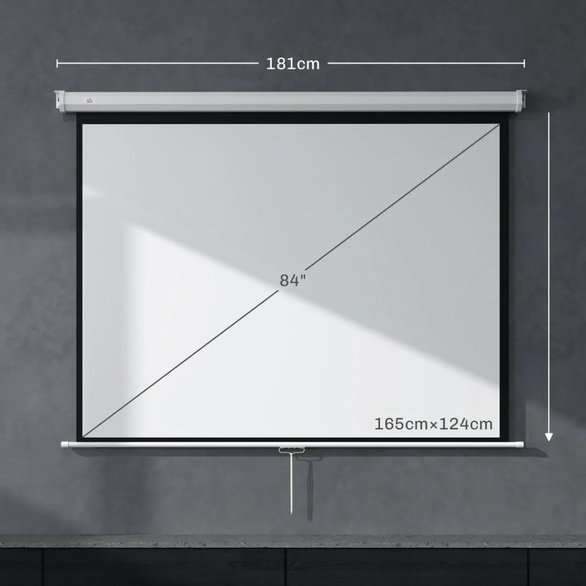 Clearance - Pantalla de proyección 84'' Blanco Electrónicos