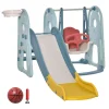 Clearance - Parque infantil de actividades 3 en 1 Columpios