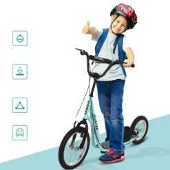 Clearance - Patinete Ajustable Para Niños Azul Patines Y Monopatines