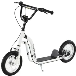 Best - Patinete Ajustable Para Niños Blanco/Negro Patines Y Monopatines