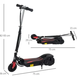 - Patinete Eléctrico Plegable Metal*Homcom Discount