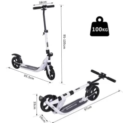 Online - Patinete Plegable de Aluminio Patines Y Monopatines