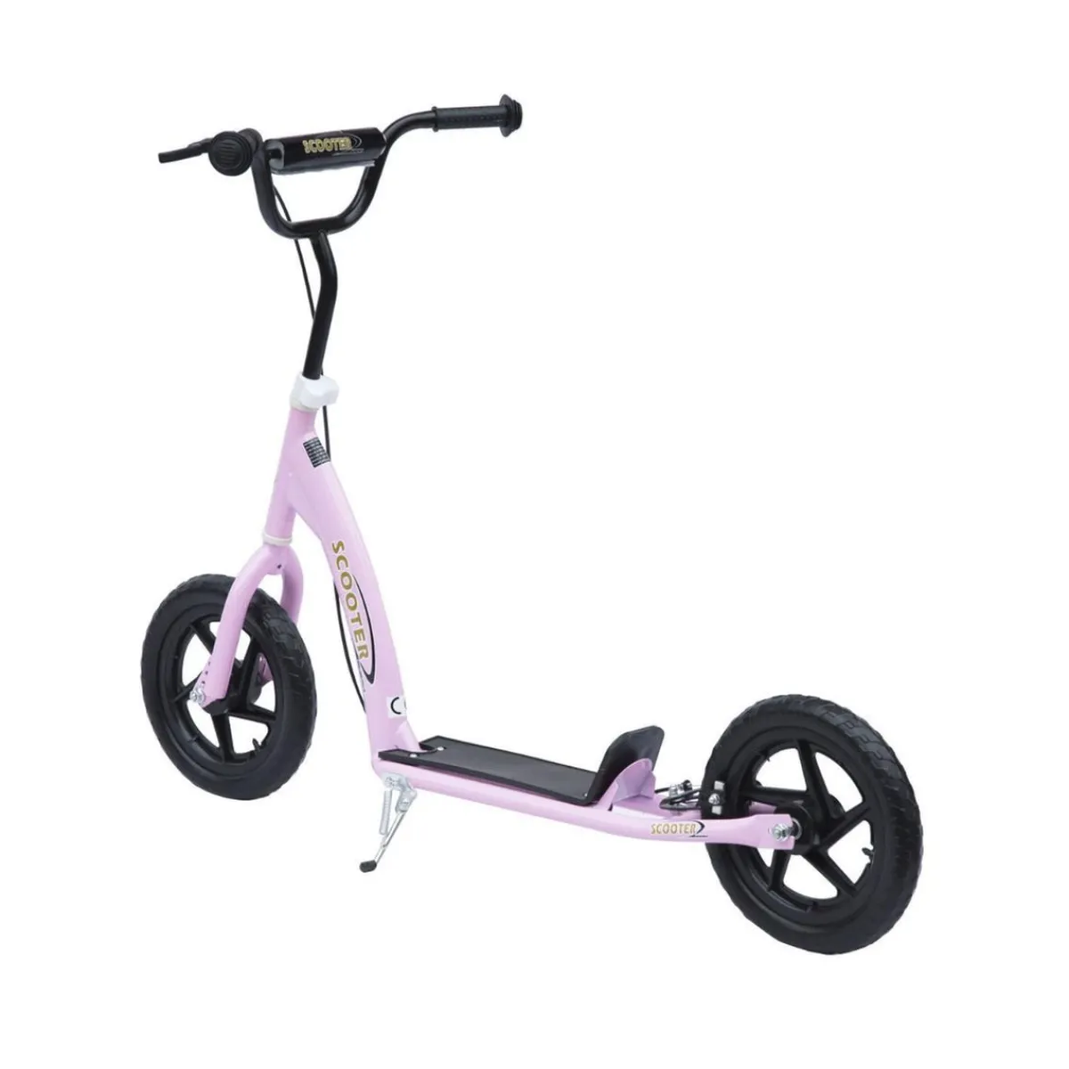 New - Patinete Scooter Ajustable 2 ruedas Rosa Patines Y Monopatines