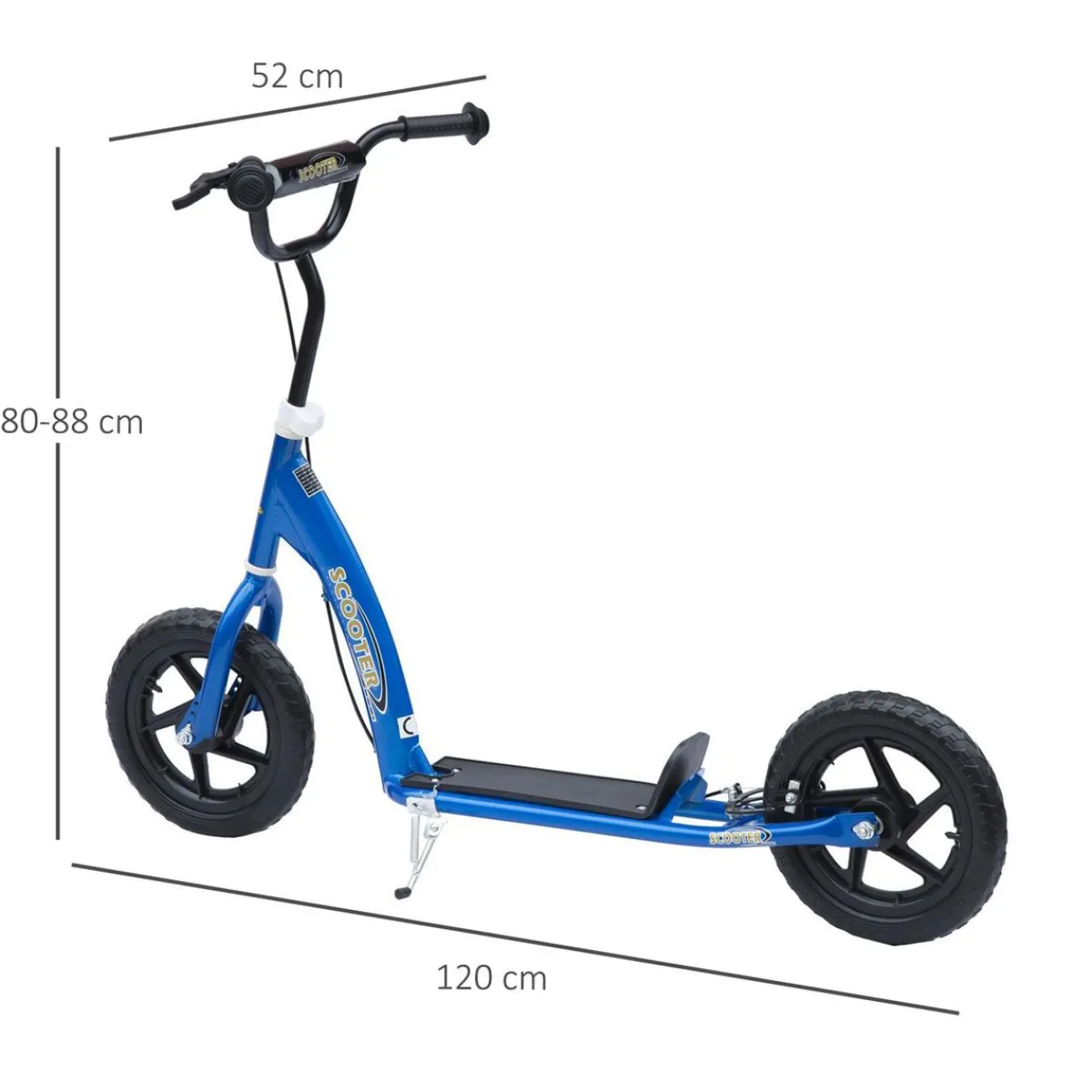 Clearance - Patinete Scooter Ajustable 2 ruedas Azul Patines Y Monopatines