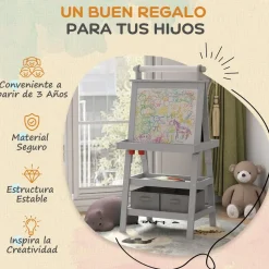 Online Homcom - Pizarra doble cara con caballete Steam|Arte Y Manualidades