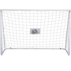 - Portería de fútbol 186x62x123 cm Blanco*Homcom Sale