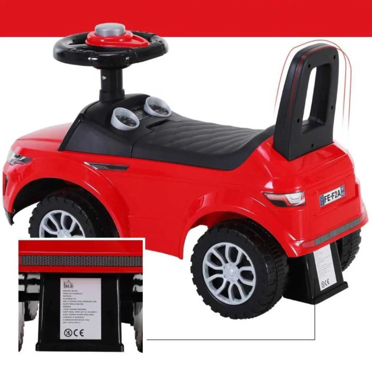 Sale - Quad Correpasillos sin Pedales Rojo Vehículos De Batería O A Pedales