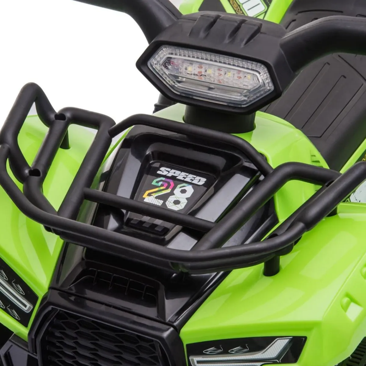 Clearance - Quad eléctrico con faros LED verde Vehículos De Batería O A Pedales