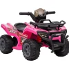 - Quad eléctrico 6V rosa*Homcom Best