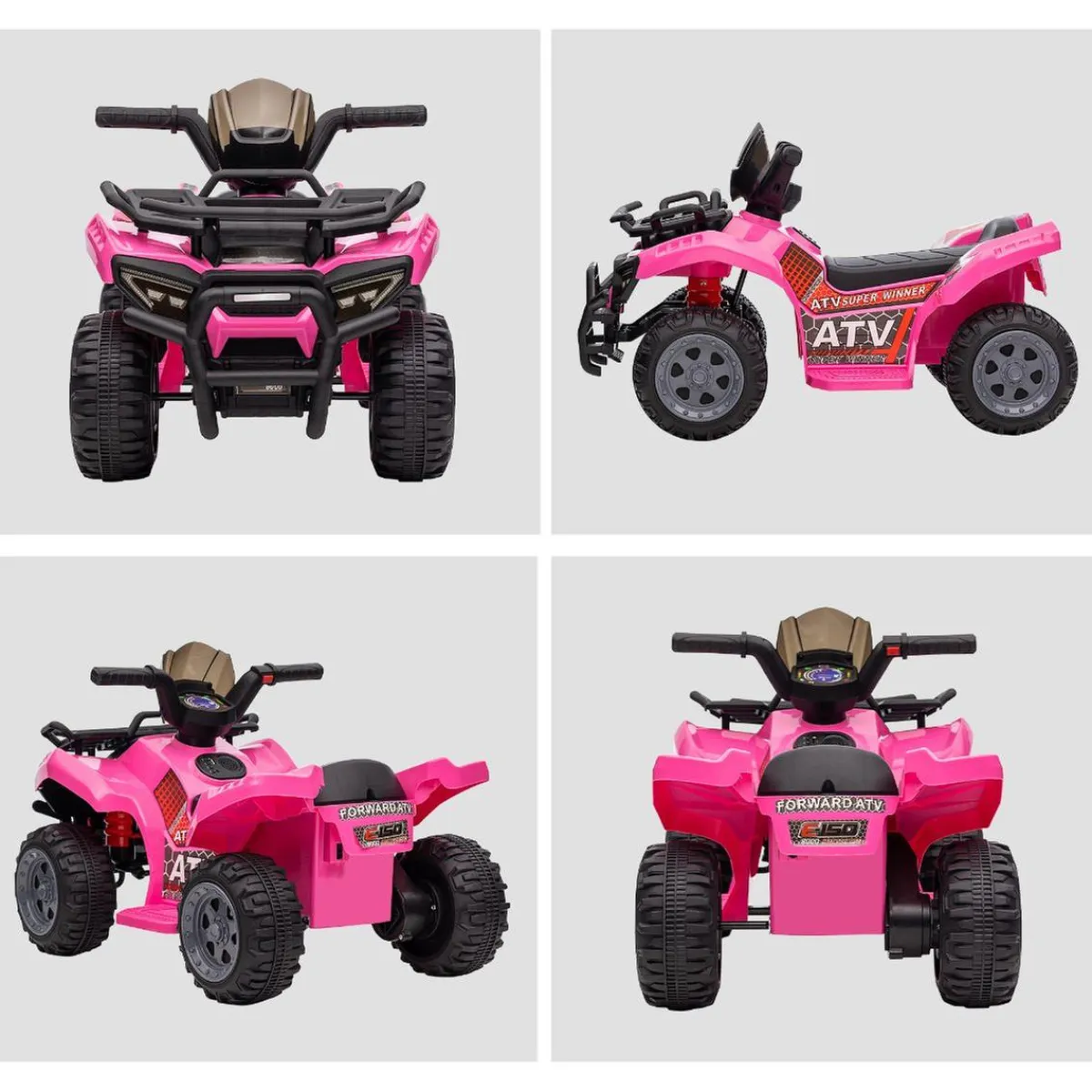 - Quad eléctrico 6V rosa*Homcom Best