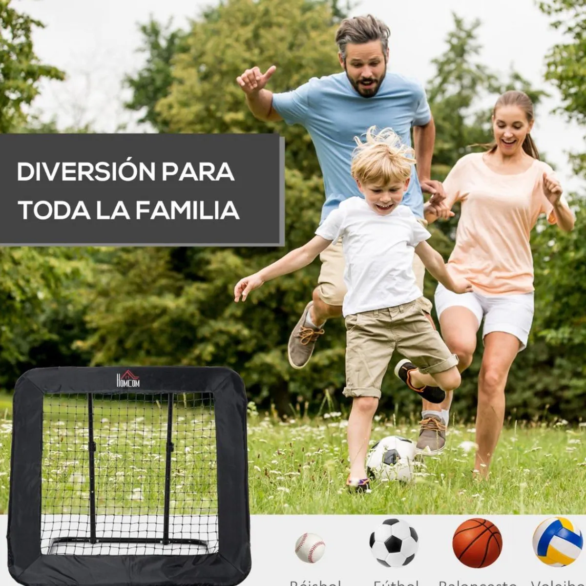 - Red de rebote con ángulo ajustable*Homcom Sale