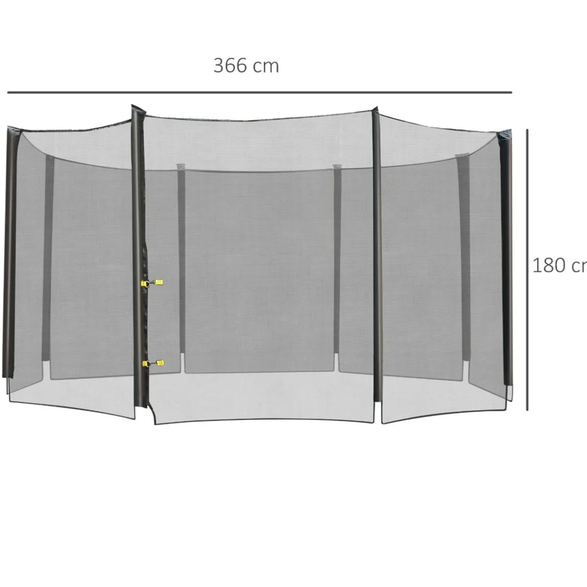 - Red seguridad para cama elástica 366 cm*Homcom Clearance