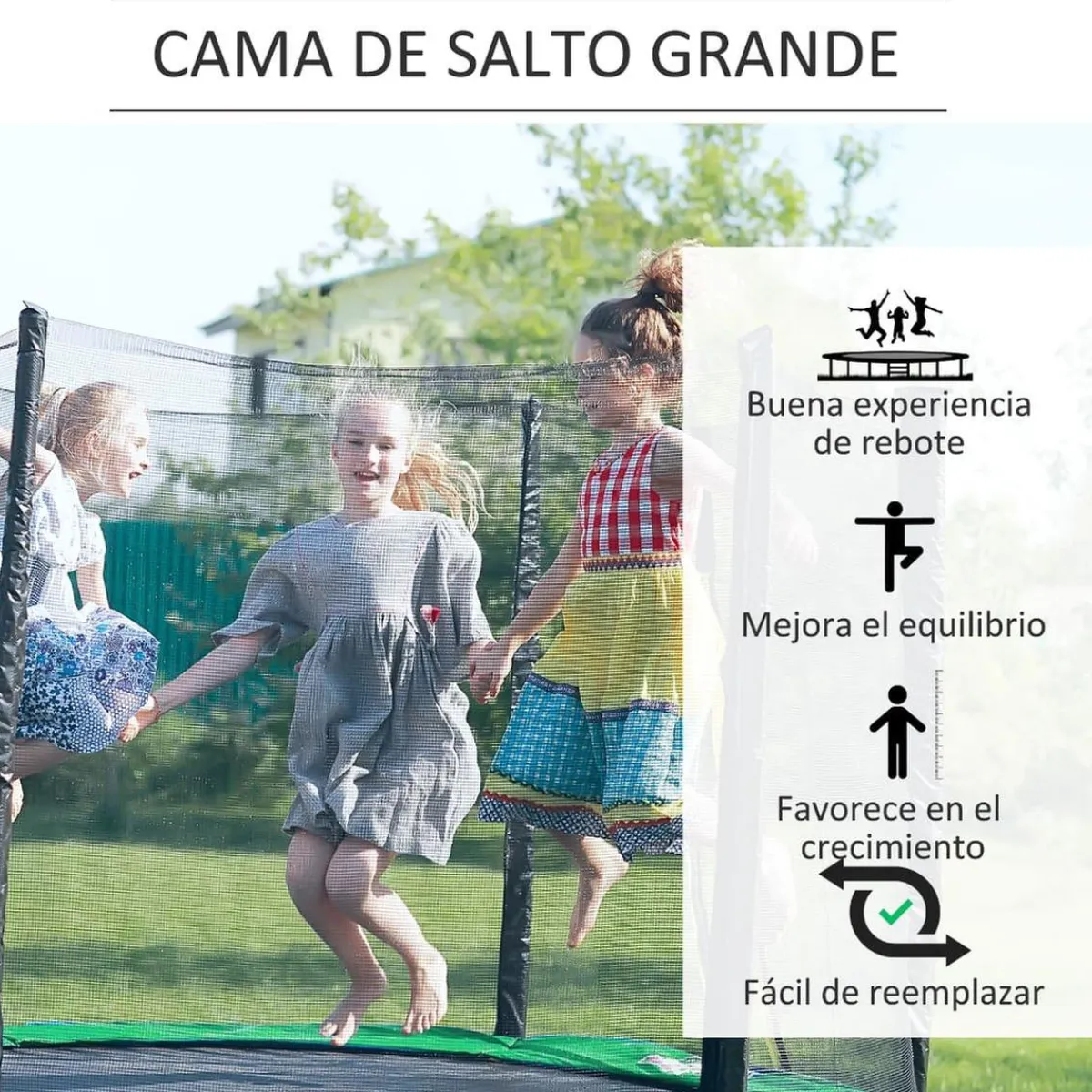 - Red seguridad para cama elástica 366 cm*Homcom Clearance