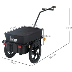 Sale - Remolque para bicicleta Negro Bicicletas