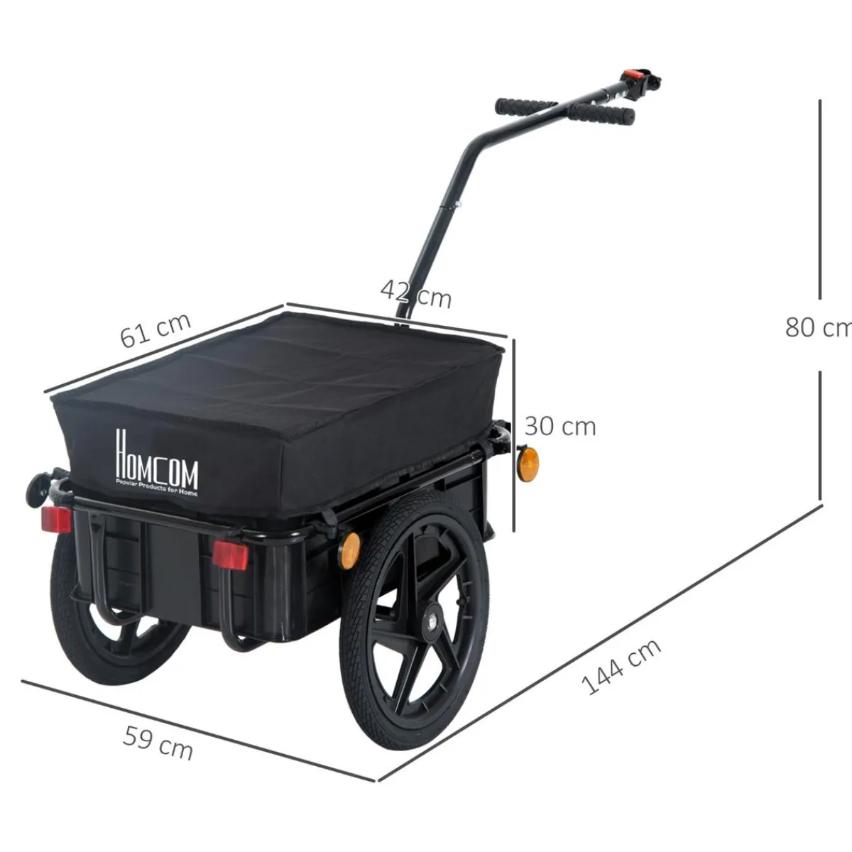 Sale - Remolque para bicicleta Negro Bicicletas
