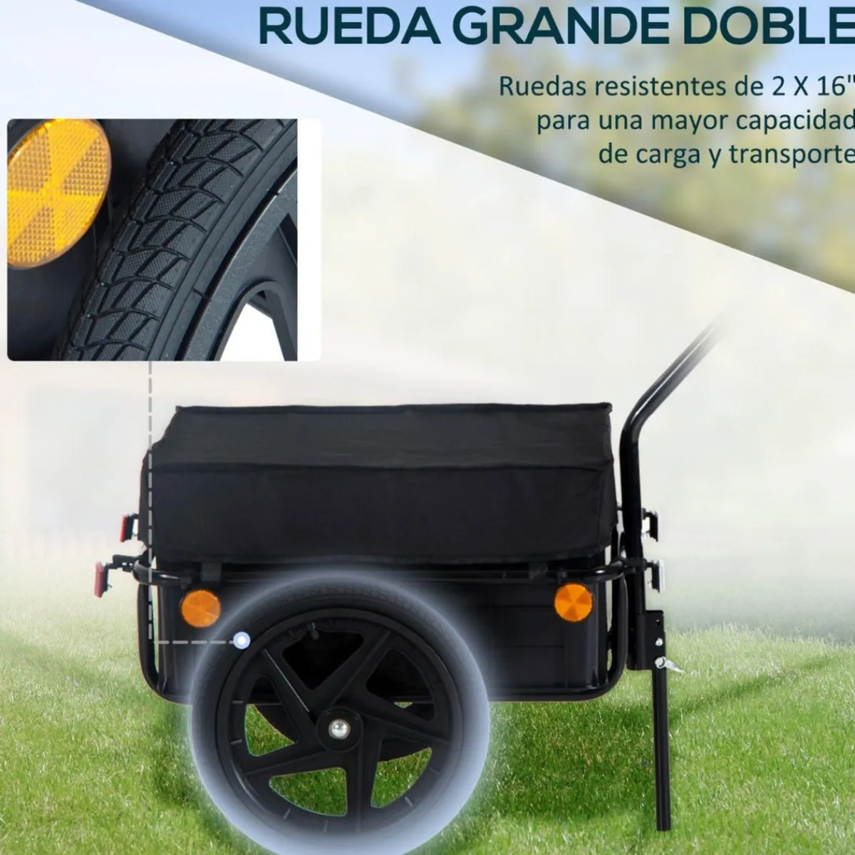 Sale - Remolque para bicicleta Negro Bicicletas