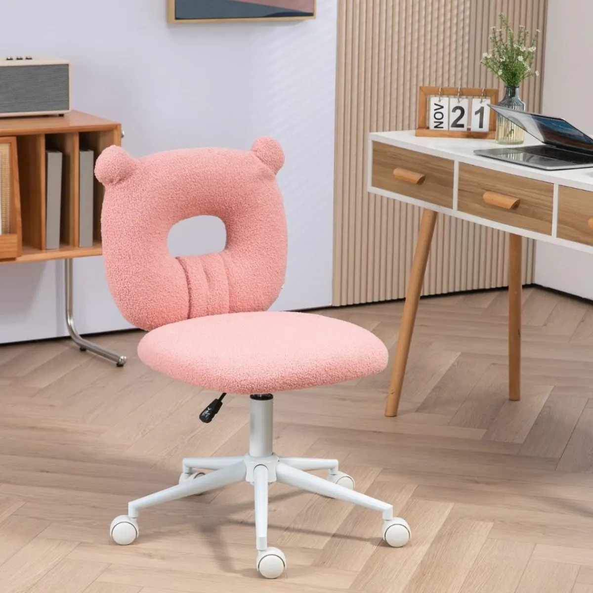 - Silla infantil de borreguito Rosa*Homcom Clearance