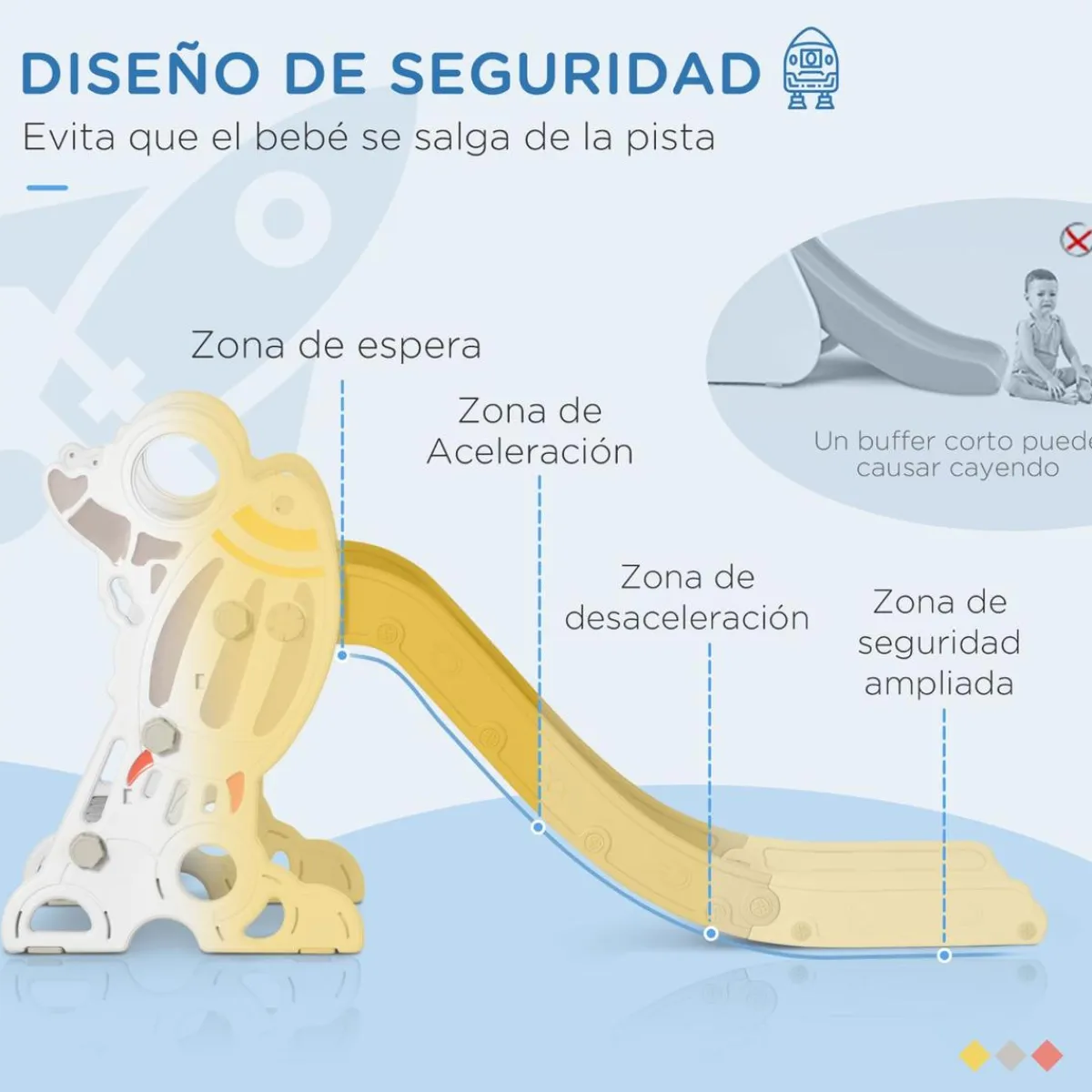 - Tobogán infantil gris Toboganes