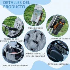 - Triciclo evolutivo Gris*Homcom Clearance
