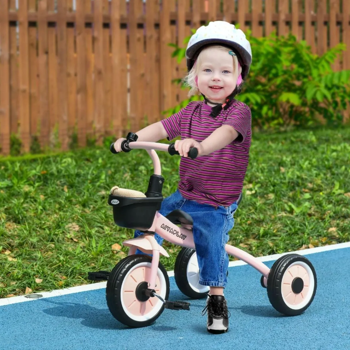 - Triciclo infantil Rosa*Homcom New