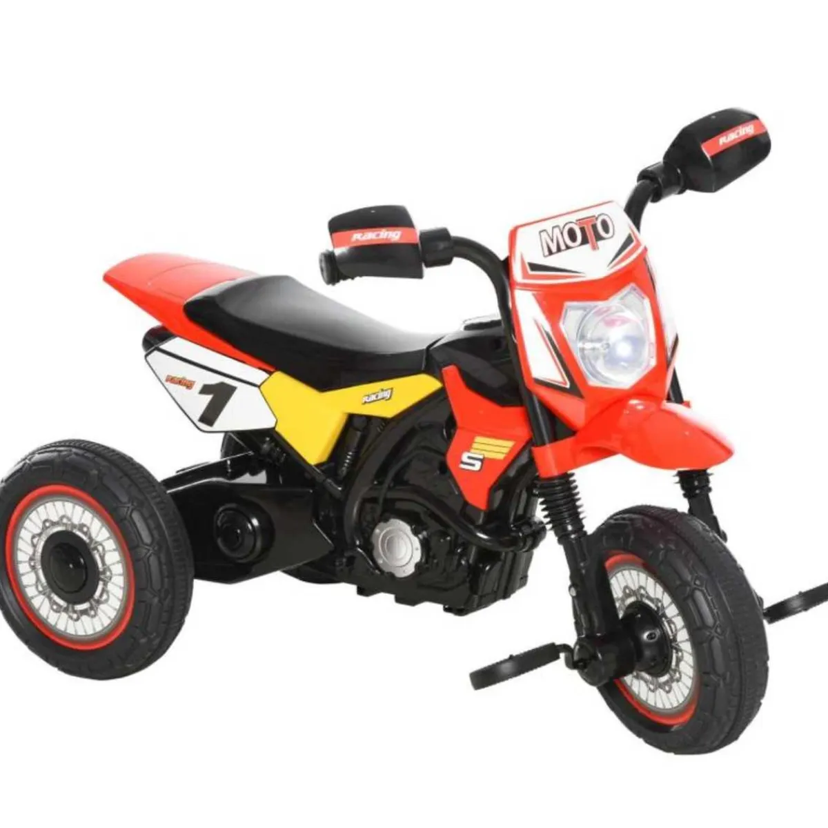 - Triciclo Moto de Montaña Infantil Rojo*Homcom