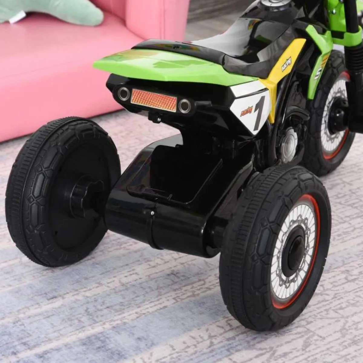 - Triciclo Moto de Montaña Infantil Verde*Homcom Discount