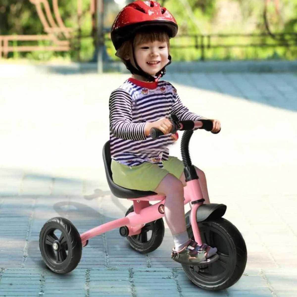 Best - Triciclo Rosa Vehículos De Batería O A Pedales